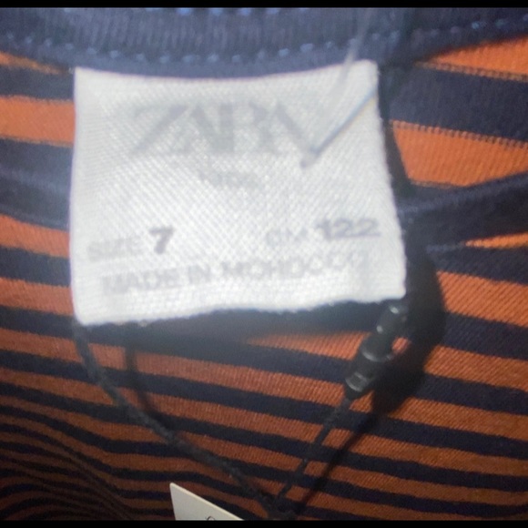 Zara girl long sleeve top size 7 - Picture 3 of 3